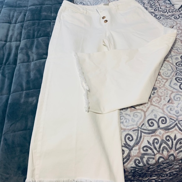 Loft High Wasted Button Fly Jeans - Picture 3 of 4